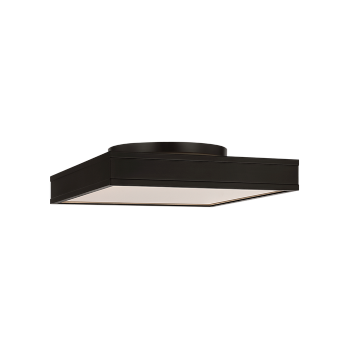 Generation Lighting Dupont 16 Inch Square Semi Flush In Aged Iron (PCF1061AI)