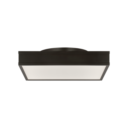 Generation Lighting Dupont 16 Inch Square Semi Flush In Aged Iron (PCF1061AI)