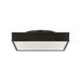 Generation Lighting Dupont 16 Inch Square Semi Flush In Aged Iron (PCF1061AI)