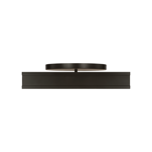 Generation Lighting Dupont 16 Inch Square Semi Flush In Aged Iron (PCF1061AI)