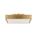 Generation Lighting Dupont 16 Inch Square Semi Flush In Gild (PCF1061GD)