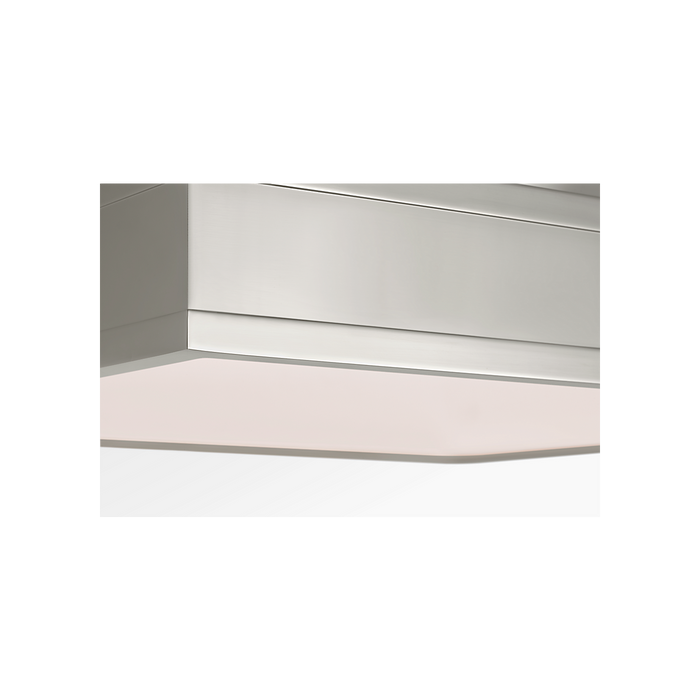Generation Lighting Dupont 16 Inch Square Semi Flush In Polished Nickel (PCF1061PN)