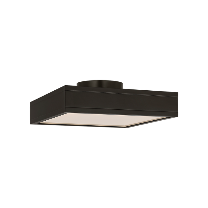 Generation Lighting Dupont 12 Inch Square Semi Flush In Aged Iron (PCF1071AI)
