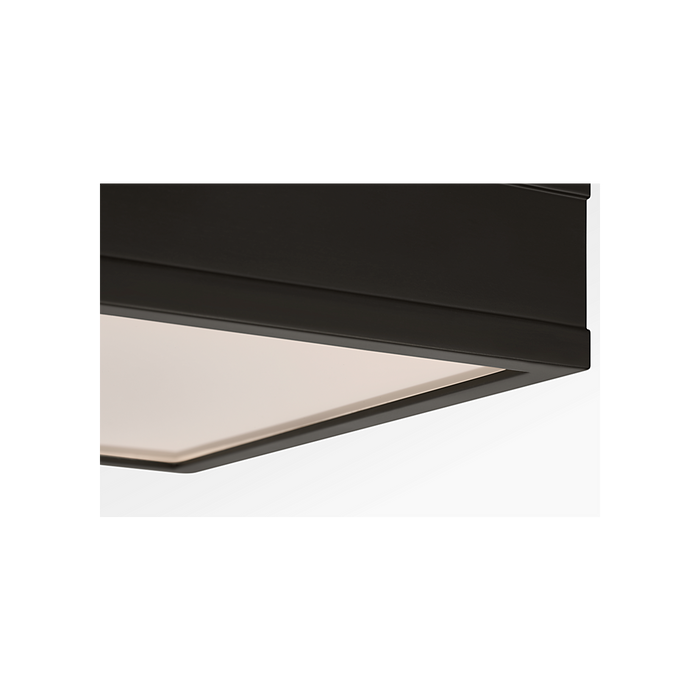 Generation Lighting Dupont 12 Inch Square Semi Flush In Aged Iron (PCF1071AI)