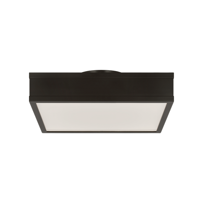 Generation Lighting Dupont 12 Inch Square Semi Flush In Aged Iron (PCF1071AI)