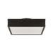 Generation Lighting Dupont 12 Inch Square Semi Flush In Aged Iron (PCF1071AI)