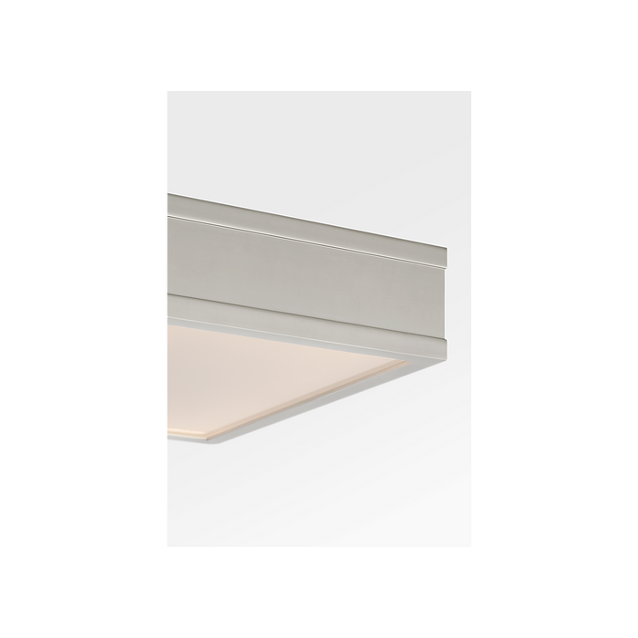 Generation Lighting Dupont 12 Inch Square Semi Flush In Polished Nickel (PCF1071PN)