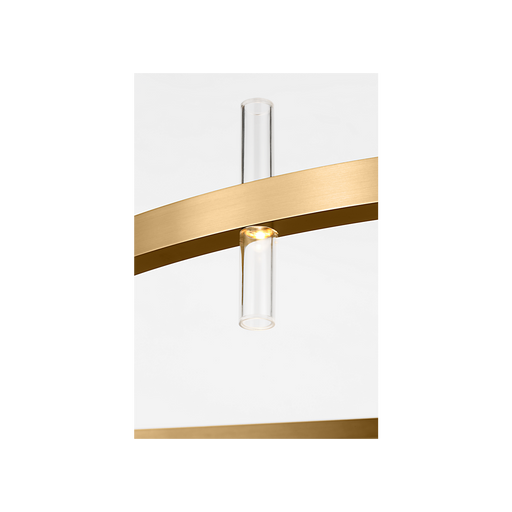 Generation Lighting Silas 48 Inch 40-Light Chandelier In Burnished Brass (SLC10940BBS)