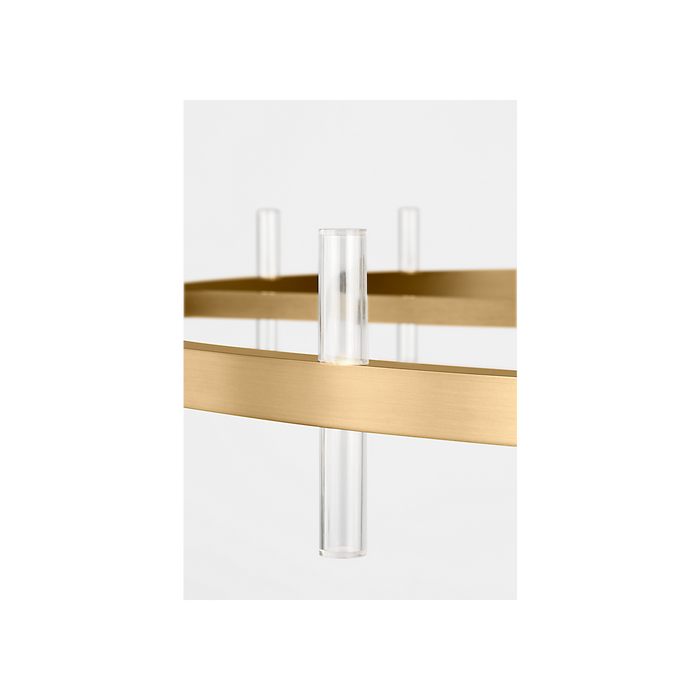 Generation Lighting Silas 48 Inch 40-Light Chandelier In Burnished Brass (SLC10940BBS)