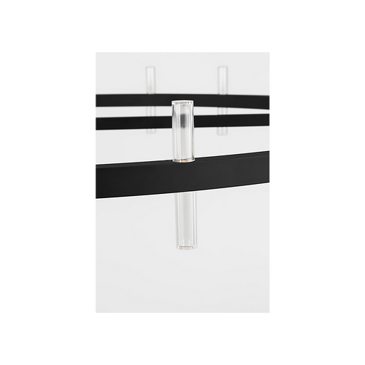 Generation Lighting Silas 48 Inch 40-Light Chandelier In Midnight Black (SLC10940MBK)