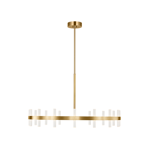 Generation Lighting Silas 36 Inch Chandelier In Burnished Brass (SLC11032BBS)