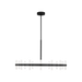 Generation Lighting Silas 36 Inch Chandelier In Midnight Black (SLC11032MBK)