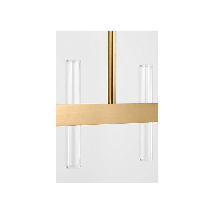 Generation Lighting Silas 56 Inch 20-Light Linear Chandelier In Burnished Brass (SLC11120BBS)