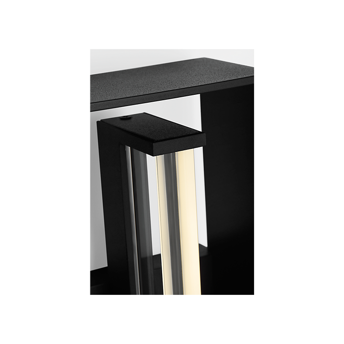 Generation Lighting Abner 16 Inch Lantern In Textured Black (SLO1331TXB)