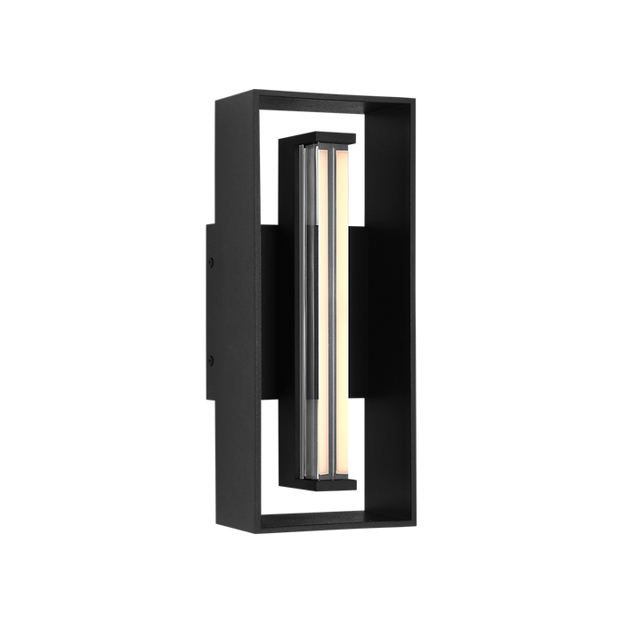 Generation Lighting Abner 12 Inch Lantern In Textured Black (SLO1341TXB)