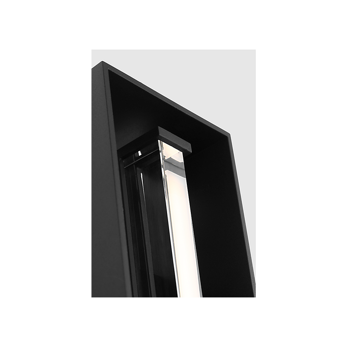Generation Lighting Abner 12 Inch Lantern In Textured Black (SLO1341TXB)