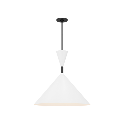 Generation Lighting Bodhi 24 Inch Pendant In Midnight Black (SLP1021MBK)
