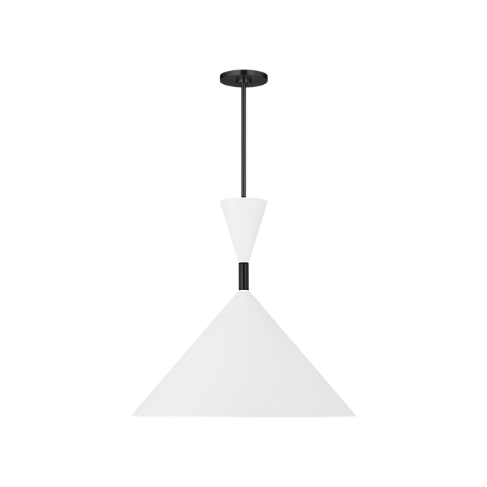Generation Lighting Bodhi 24 Inch Pendant In Midnight Black (SLP1021MBK)