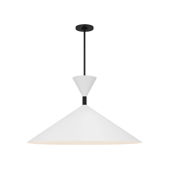Generation Lighting Bodhi 30 Inch Pendant In Midnight Black (SLP1031MBK)