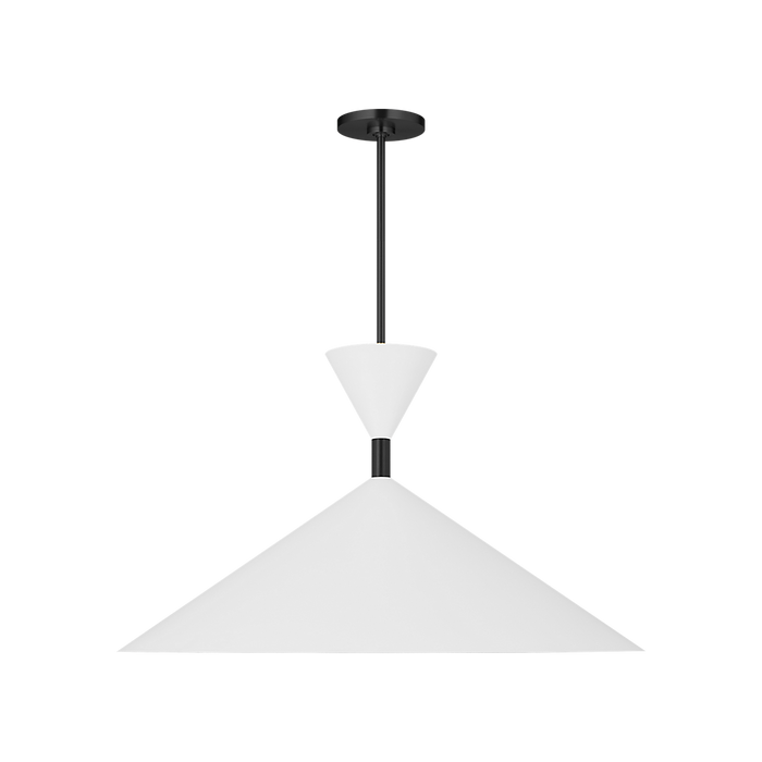Generation Lighting Bodhi 30 Inch Pendant In Midnight Black (SLP1031MBK)
