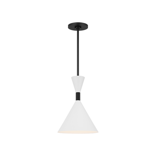 Generation Lighting Bodhi 10 Inch Pendant In Midnight Black (SLP1041MBK)