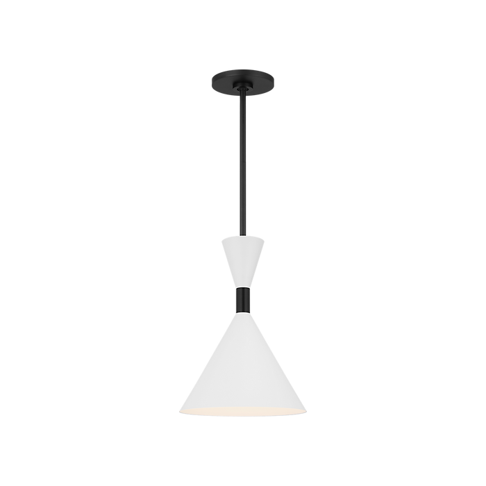 Generation Lighting Bodhi 10 Inch Pendant In Midnight Black (SLP1041MBK)