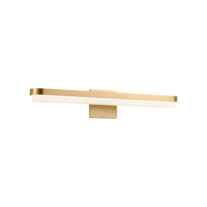 Generation Lighting Ismay 27 Inch Bath Fixture In Burnished Brass (SLV1021BBS)
