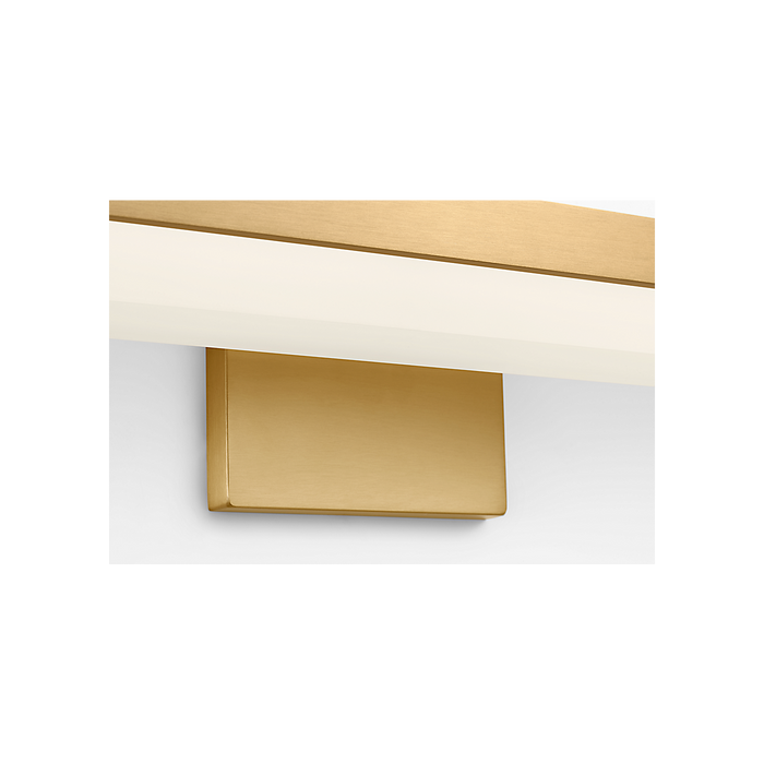 Generation Lighting Ismay 27 Inch Bath Fixture In Burnished Brass (SLV1021BBS)
