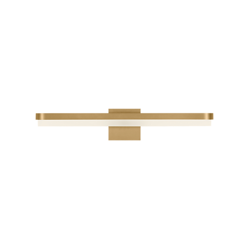 Generation Lighting Ismay 27 Inch Bath Fixture In Burnished Brass (SLV1021BBS)