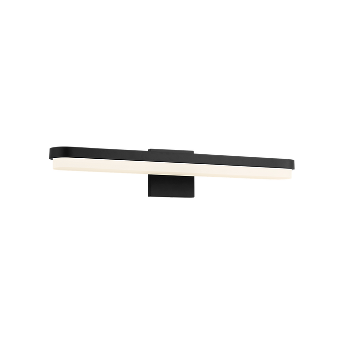 Generation Lighting Ismay 27 Inch Bath Fixture In Midnight Black (SLV1021MBK)