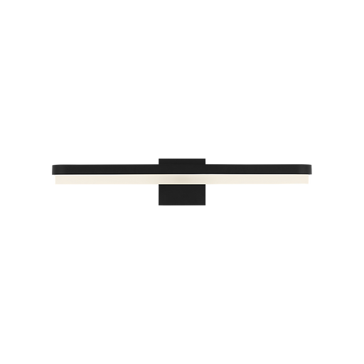 Generation Lighting Ismay 27 Inch Bath Fixture In Midnight Black (SLV1021MBK)