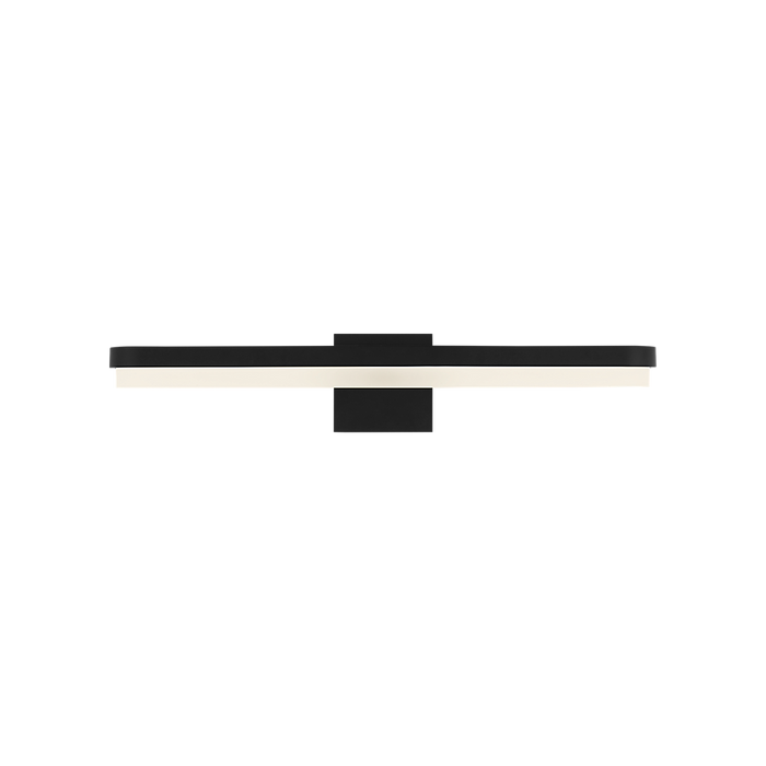 Generation Lighting Ismay 27 Inch Bath Fixture In Midnight Black (SLV1021MBK)