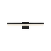 Generation Lighting Ismay 27 Inch Bath Fixture In Midnight Black (SLV1021MBK)