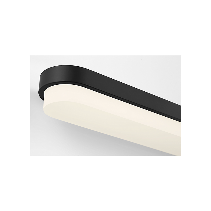 Generation Lighting Ismay 36 Inch Bath Fixture In Midnight Black (SLV1041MBK)