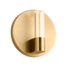 Generation Lighting Silas 5 Inch Sconce In Burnished Brass (SLW1071BBS)