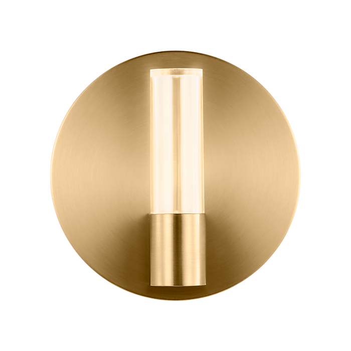 Generation Lighting Silas 5 Inch Sconce In Burnished Brass (SLW1071BBS)