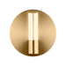Generation Lighting Silas 5 Inch Sconce In Burnished Brass (SLW1071BBS)