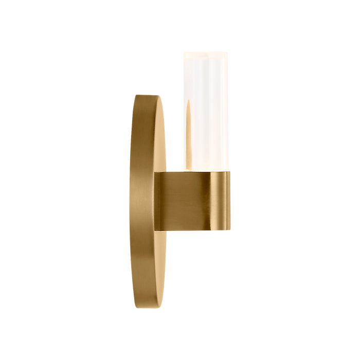 Generation Lighting Silas 5 Inch Sconce In Burnished Brass (SLW1071BBS)