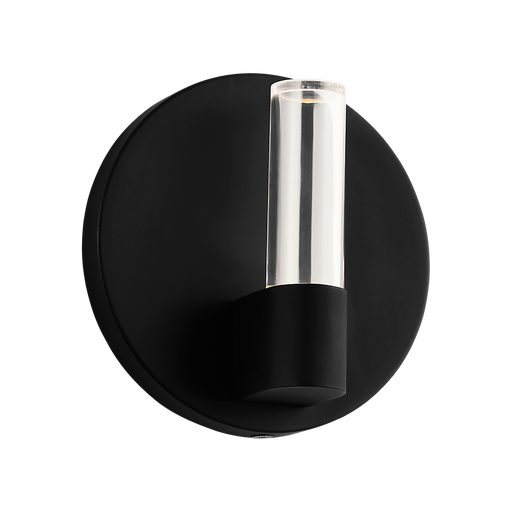 Generation Lighting Silas 5 Inch Sconce In Midnight Black (SLW1071MBK)