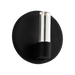 Generation Lighting Silas 5 Inch Sconce In Midnight Black (SLW1071MBK)