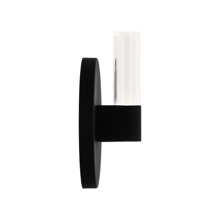 Generation Lighting Silas 5 Inch Sconce In Midnight Black (SLW1071MBK)