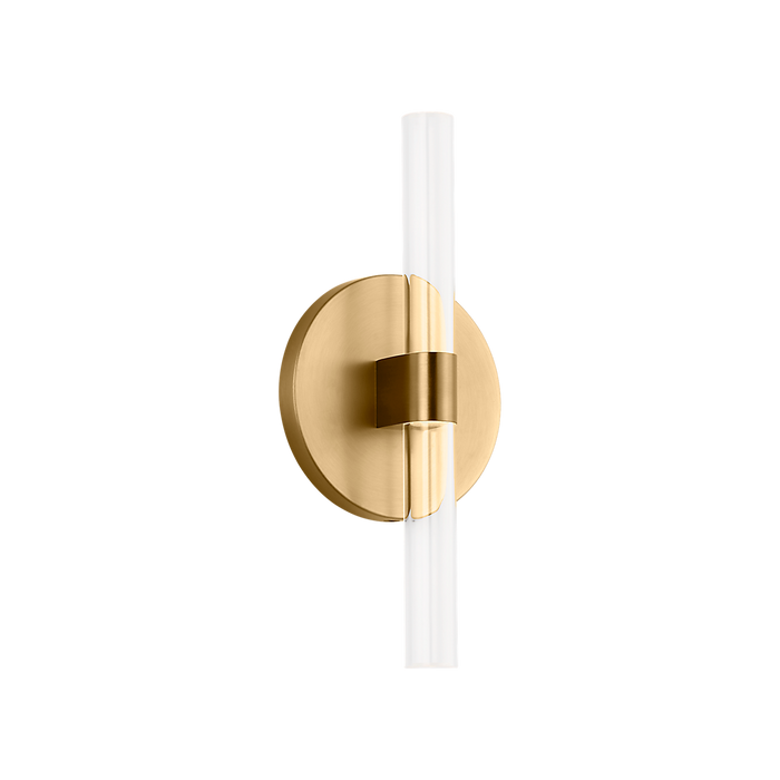 Generation Lighting Silas 10 Inch Sconce In Burnished Brass (SLW1082BBS)