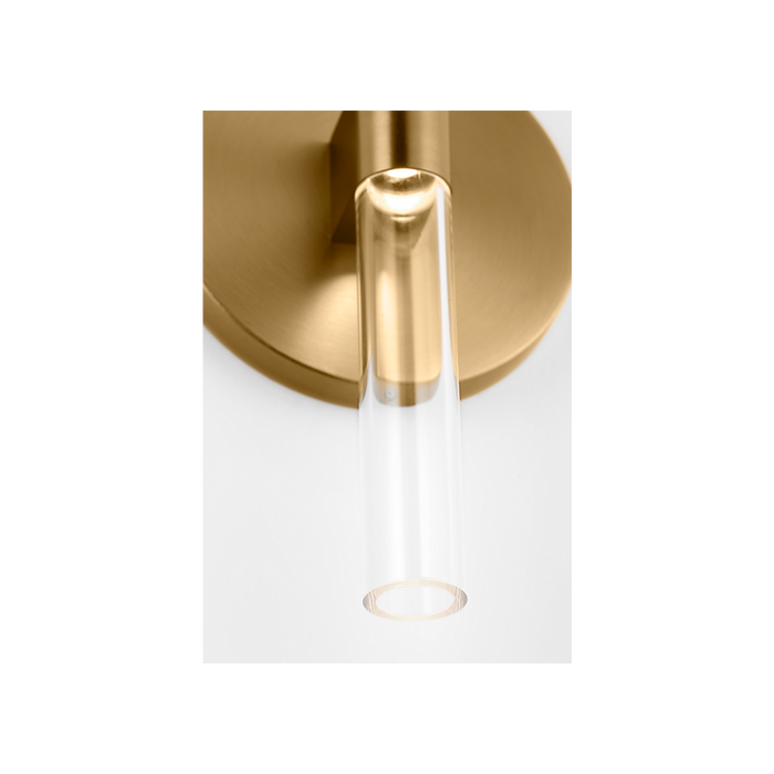Generation Lighting Silas 10 Inch Sconce In Burnished Brass (SLW1082BBS)