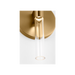 Generation Lighting Silas 10 Inch Sconce In Burnished Brass (SLW1082BBS)