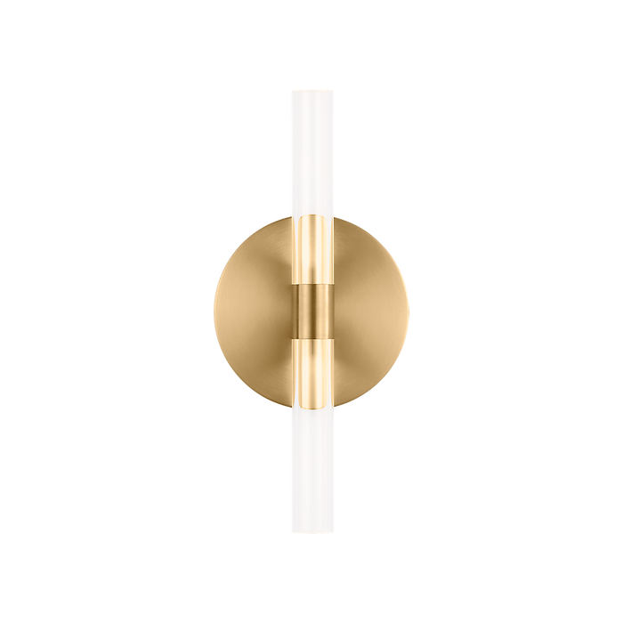 Generation Lighting Silas 10 Inch Sconce In Burnished Brass (SLW1082BBS)