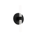 Generation Lighting Silas 10 Inch Sconce In Midnight Black (SLW1082MBK)