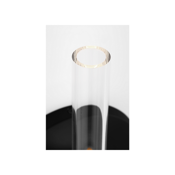 Generation Lighting Silas 10 Inch Sconce In Midnight Black (SLW1082MBK)