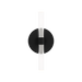 Generation Lighting Silas 10 Inch Sconce In Midnight Black (SLW1082MBK)