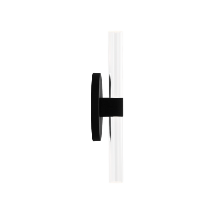 Generation Lighting Silas 10 Inch Sconce In Midnight Black (SLW1082MBK)