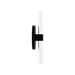 Generation Lighting Silas 10 Inch Sconce In Midnight Black (SLW1082MBK)